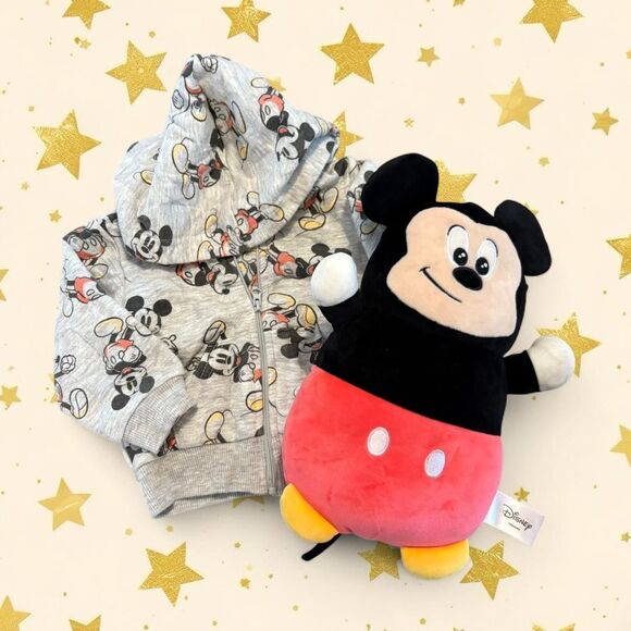 Disney Other - Disney Mickey Squashmallow & Hoodie Bundle